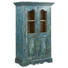 Vitrine Vintage blau