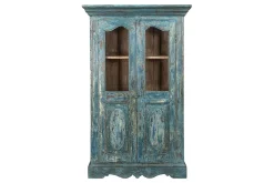 Vitrine Vintage blau
