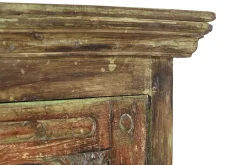 Vitrinen Schrank Vintage grün