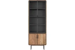 Vitrinenschrank Evo Teak H 220 cm