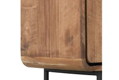 Vitrinenschrank Evo Teak H 220 cm