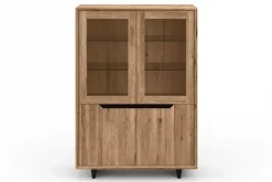 Vitrinenschrank EXTREME Eiche H 170 cm