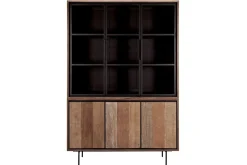 Vitrinenschrank Metropole Teak B 140 cm