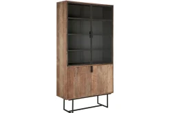 Vitrinenschrank Odeon Teak B 120 cm