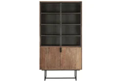 Vitrinenschrank Odeon Teak B 120 cm