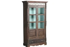 Vitrinenschrank Vintage braun