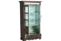 Vitrinenschrank Vintage braun