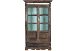 Vitrinenschrank Vintage braun