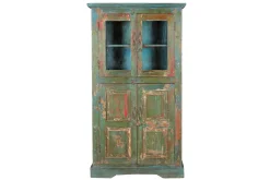 Vitrinenschrank Vintage grün