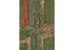 Vitrinenschrank Vintage grün