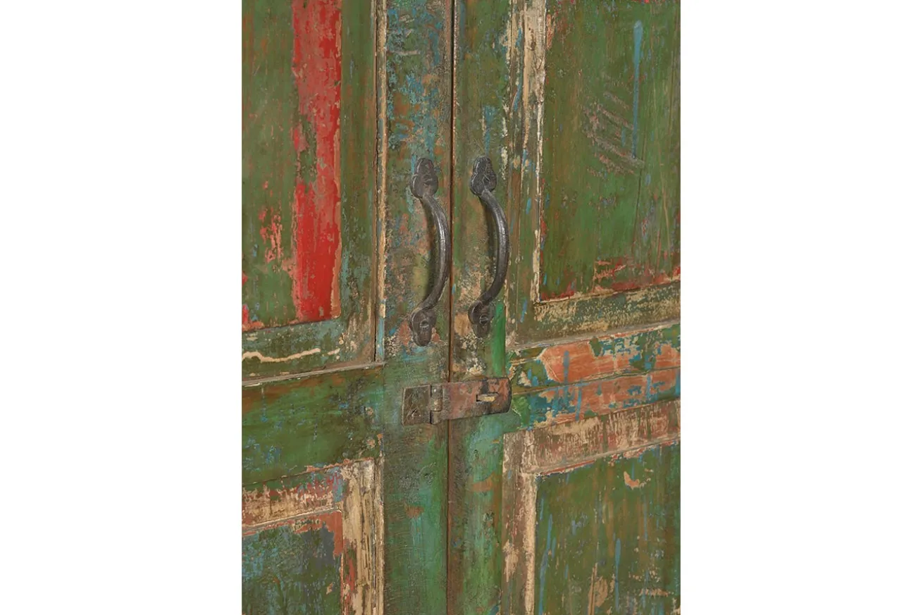 Vitrinenschrank Vintage grün