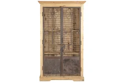 Vitrinenschrank Vintage natur