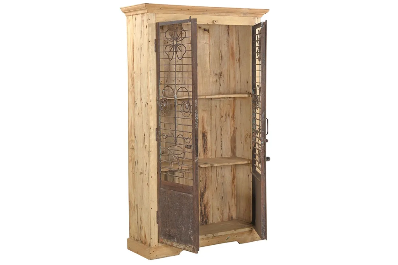 Vitrinenschrank Vintage natur