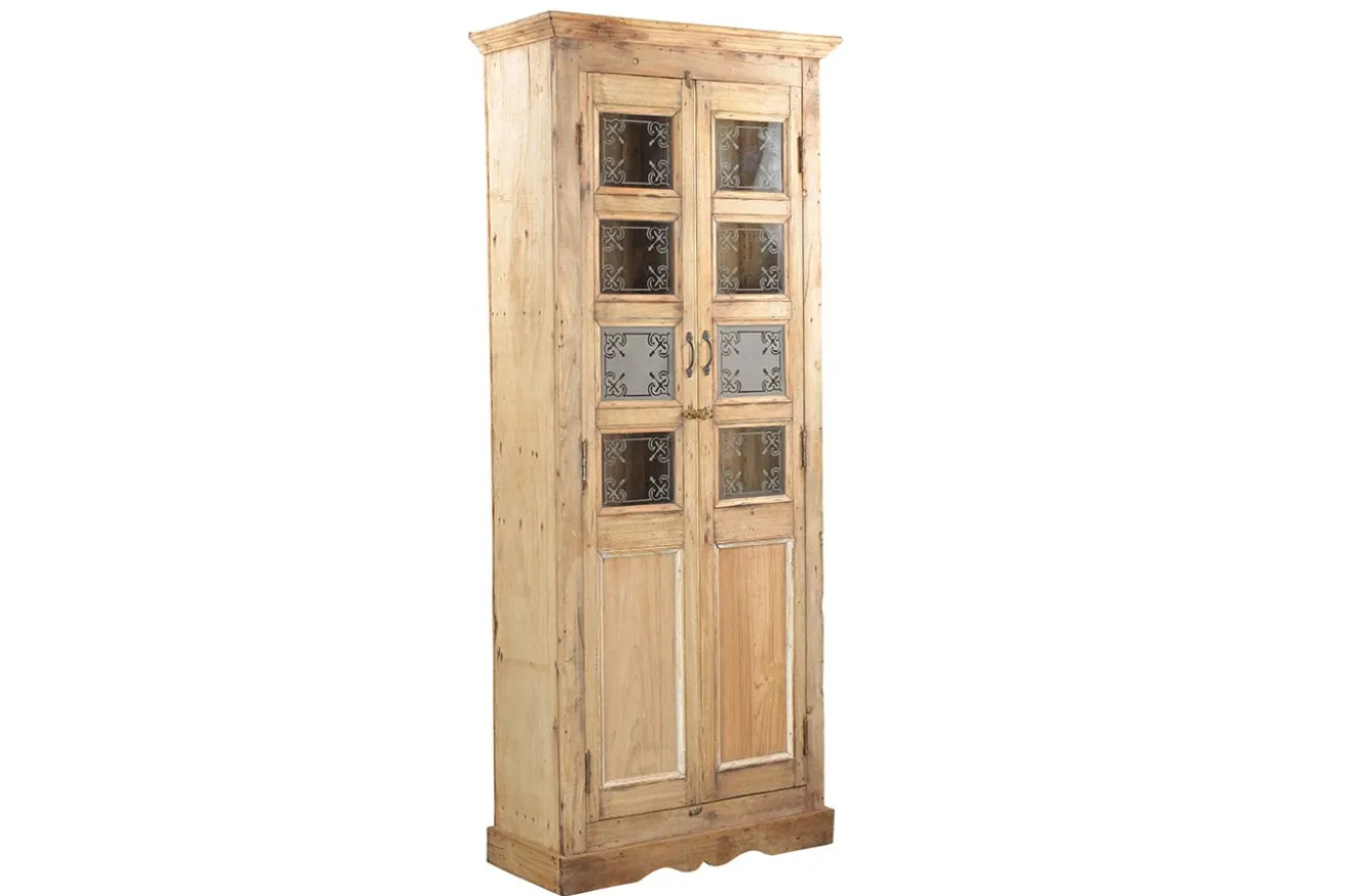 Vitrinenschrank Vintage natur
