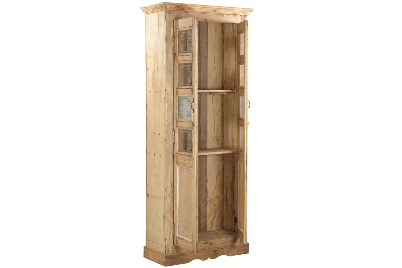Vitrinenschrank Vintage natur