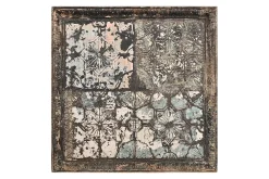 Wandbild aus Metall Vintage