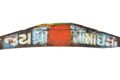 Wandbild Holz Vintage bunt