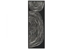 Wandbild Sestri schwarz weiss 43x123 cm