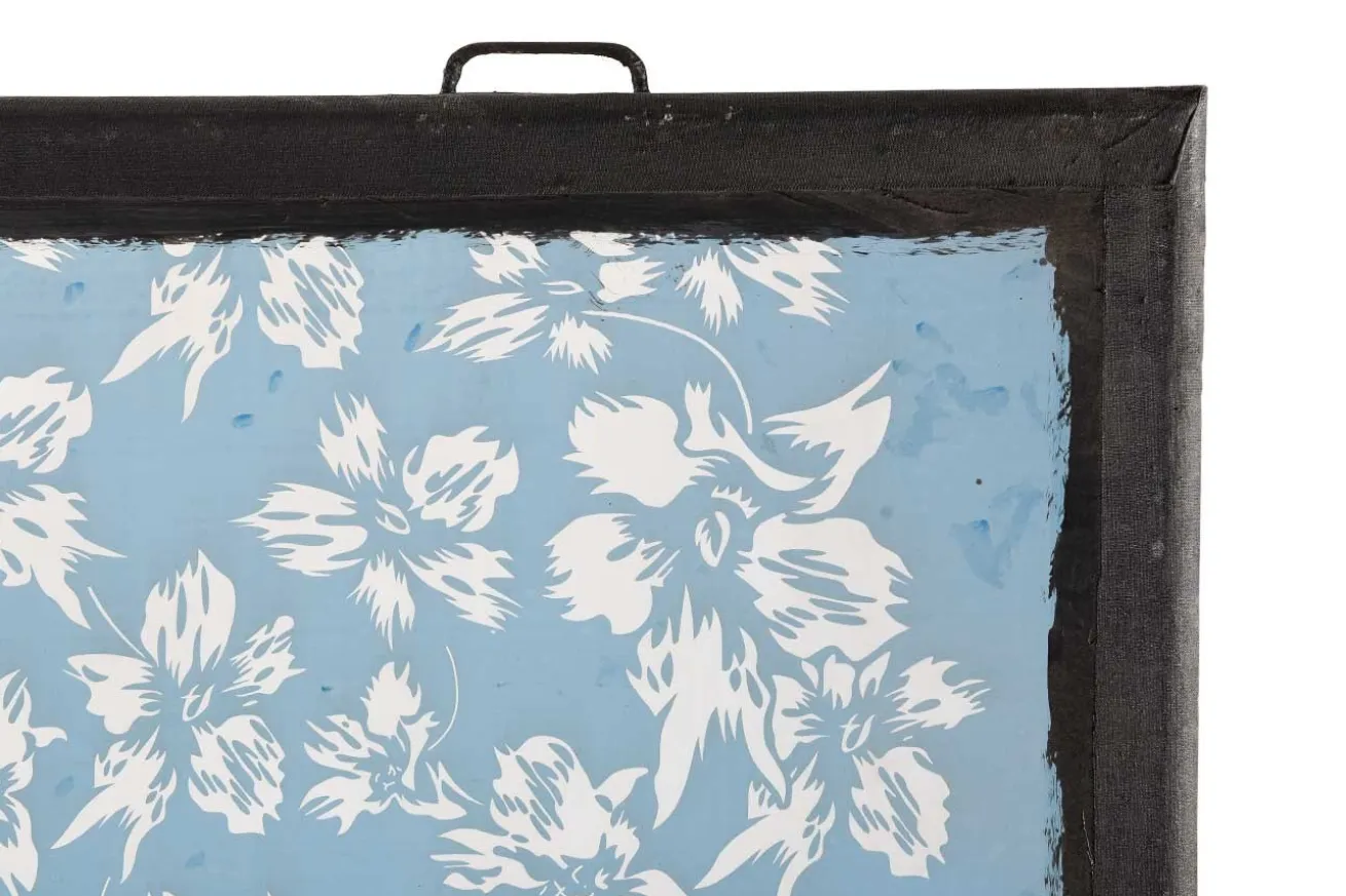 Wandbild Siebdruck Vintage