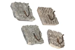 Wandhaken Massivholz bunt