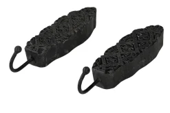 Wandhaken Vintage schwarz