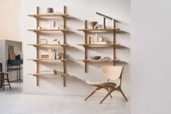 Wandregal PI Eiche H 196 cm