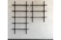 Wandregal PI Mahagoni H 91 cm