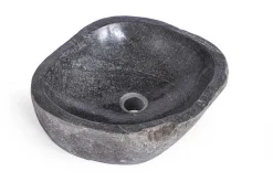 Waschbecken Kiesel oval medium