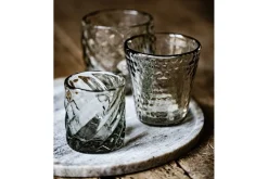 Windlicht Antigua Glas genoppt H 10 cm