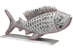 Windlicht Fisch Metall klein