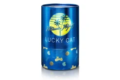 Winkekatze Lucky Cat Cosmic shiny gelb