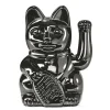 Winkekatze Lucky Cat Cosmic shiny schwarz