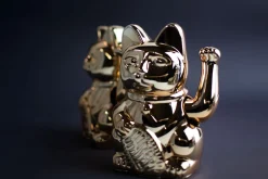 Winkekatze Lucky Cat Cosmic shiny platin