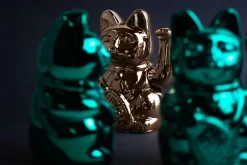 Winkekatze Lucky Cat Cosmic shiny platin