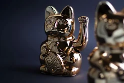Winkekatze Lucky Cat Cosmic shiny platin