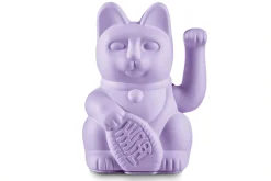 Winkekatze Lucky Cat matt violett