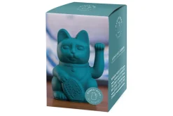 Winkekatze Lucky Cat matt grün