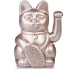Winkekatze Lucky Cat matt rosegold